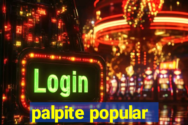 palpite popular